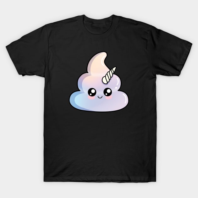 Cute Unicorn Poop T-Shirt by SuperrSunday